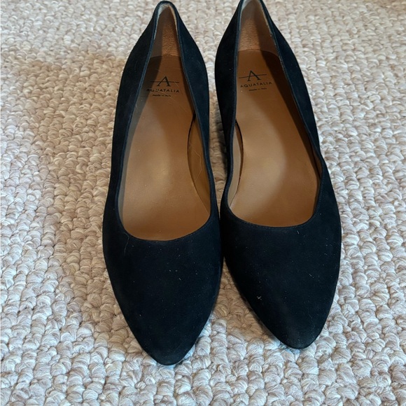 Aquatalia Pasha Suede Heels - Picture 1 of 6
